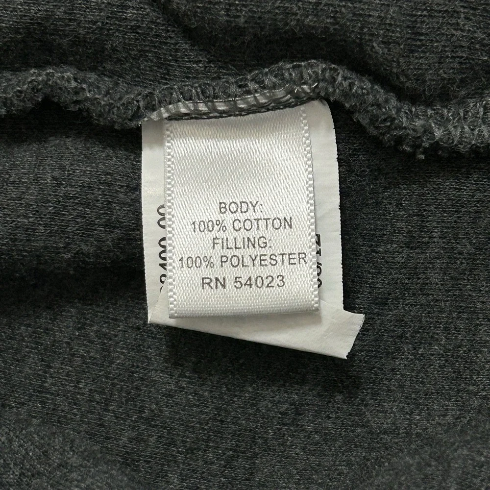 Banana Republic Quilted‎ Full-Zip Sweatshirt Jacket -Men's LARGE-Charcoal Grey